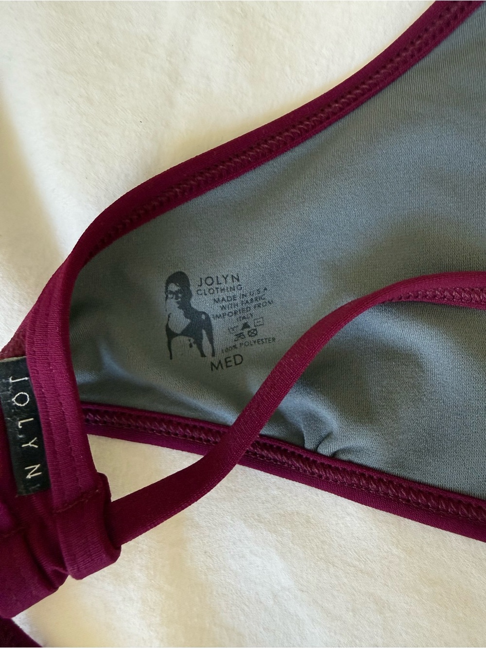 Jolyn Triangle Tie Bikini Top - Picture 3 of 3